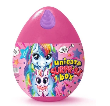Яйцо - сюрприз Danko Toys Unicorn Surprise Box укр малиновый USB-01-01U