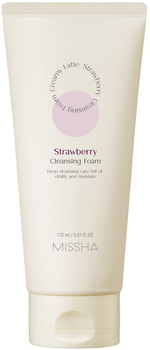 Pianka do mycia twarzy Missha Strawberry kremowa 172 ml (8809747946334)