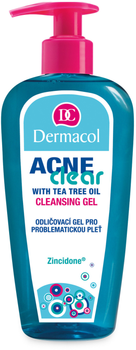 Żel do mycia twarzy Dermacol Acne Clear with Tee Tree Oil 200 ml (8590031102863)