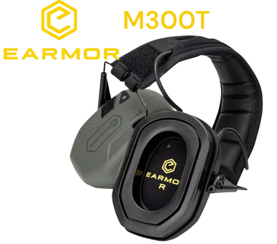 Тактичні навушники Earmor M300T (FG) з Bluetooth 5.4 Olive