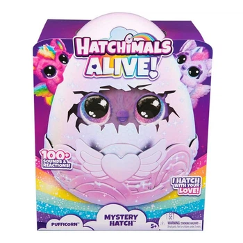 Інтерактивна іграшка-сюрприз Hatchimals Паффі в яйці SM19201/6069132