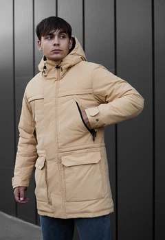 Зимова парка Staff to beige S