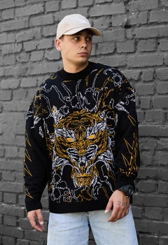 В'язаний светр Staff c4 oversize M