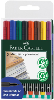 Zestaw markerów Faber-Castell Multimark 1513 F 8 szt (4005401513094)