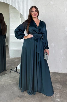 Платье Jadone Fashion Шико 3XL зеленое