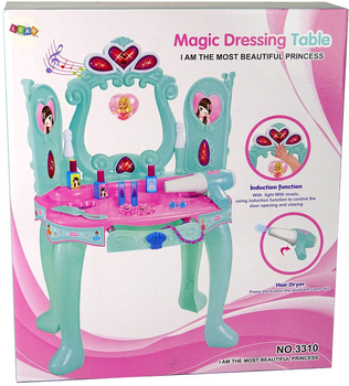 Toaletka LEAN Toys Beauty Set Dressing Table Accessories z dźwiękiem i światłem (5905515352727)