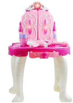 Туалетний столик LEAN Toys Light & Sounds Stool MP3 Input Magic (5905884457184)