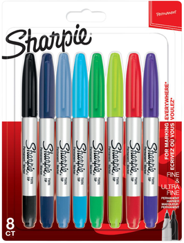 Набір маркерів Sharpie двосторонній 8 шт (3026980654092)