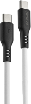 Кабель Proove Rebirth Type-C to Type-С 60 Вт 1 м White (557680003)