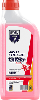 Антифриз Seven Flags Super G12+ -25С 1 л Червоний (7350118360262)