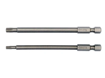 Набір викруткових насадок YATO: "TORX SECURITY" T15/T27, квадрат 1/4", L=100мм. 2 шт. YT-0491