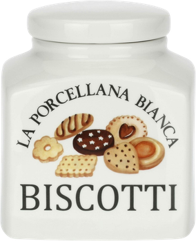 Pojemnik na ciastka La Porcellana Bianca Conserva Bialy 3.5 l (8027549002632)