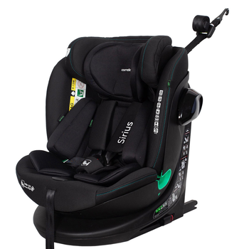 Автокресло CARRELLO Sirius (i-Size 40-150см, ISOFIX с поворотом) CRL-8808 Absolute Black
