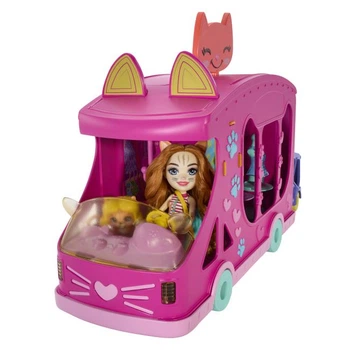 Игровой набор Enchantimals Glam party Модный фургончик госпожи Кошечки