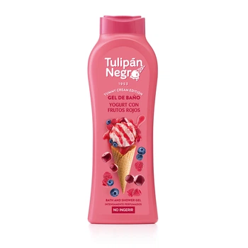Гель для душа Tulipan Negro Yummy Cream ягодный йогурт (650 мл)