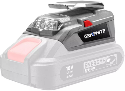 Latarka Graphite LED Energy+ bez akumulatora 58G025 (5907558480092)