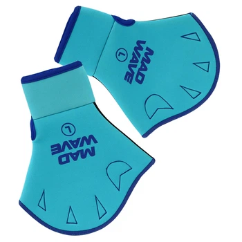 Акваперчатки для аквафитнеса Aquafitness gloves (M082906) S бирюзовый