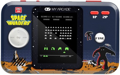 Ретро консоль My Arcade Pocket Player Pro Space Invaders DGUN-7006 (845620070060)