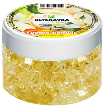 Гидрогелевый освежитель воздуха ТМ Blyskavka fresh Груша-Ваниль, 1 шт