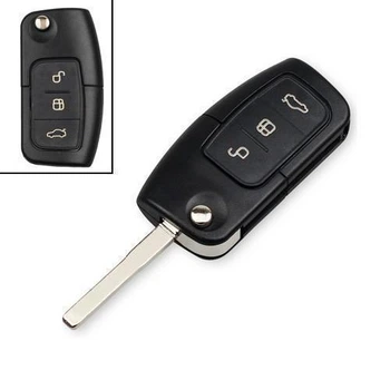 Выкидной ключ, корпус под чип, 3кн DKT0269, Ford