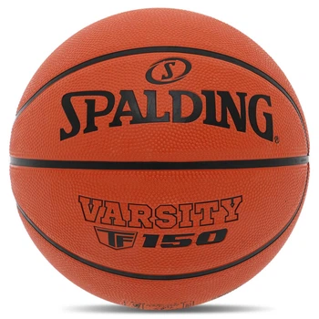 Баскетбольний м'яч №5 гумовий SPALDING TF-150 VARSITY для зали для вулиці помаранчевий 84421Y5
