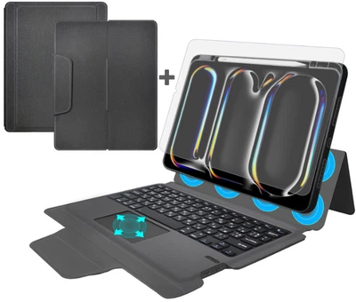 Чохол-клавіатура для планшета Airon Premium для Apple iPad Pro 11 2024 Black (4822352781230)