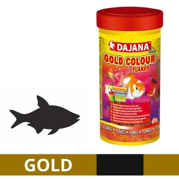 Корм Dajana Gold Colour Flakes для золотых рыб карасей и декоративных рыбок в хлопьях 20 г (8594000253044)