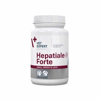 Пищевая добавка Vet Expert Hepatiale Forte Small Breed&cats для кошек и собак для поддержки и защиты функций печени 1 капсула (5907752658884)