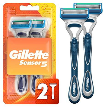 Верстат без змінного леза Gillette Sensor 5 Mens 5 Blade Razors (2 pack) NEW