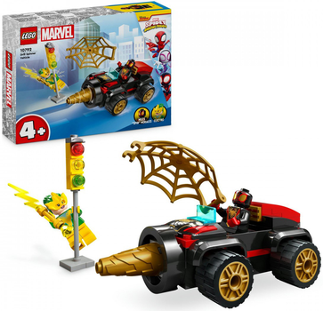 Набір конструктора LEGO Marvel Drill Spinner Vehicle 84 деталі 4 шт (10792)