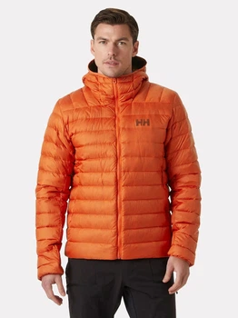 Пуховик короткий чоловічий Helly Hansen Verglas Hooded Down 2.0 63358-300 L Помаранчевий (7040059371327)