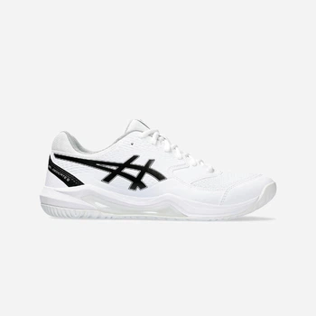 Мужские кроссовки для сквоша Asics Gel-Dedicate 8 all court Белый Черный 44 (1041A408-101 44)