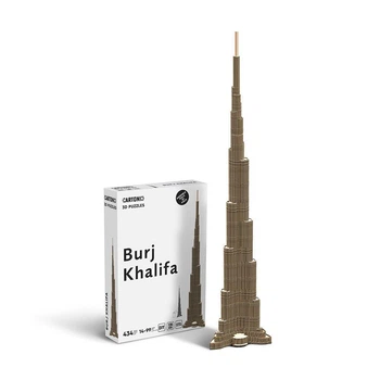 3D Пазл Картонный Cartonic BURJ KHALIFA Бурж Халифа 434 деталей