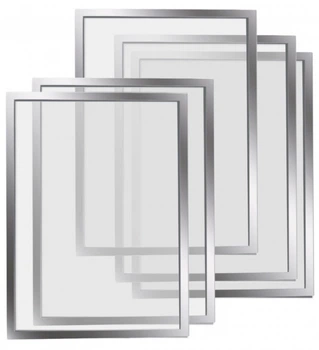 Рамки магнітні Magnetoplan A4 сріблясті Magnetofix Frame Silver Set (1130332)