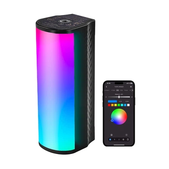Магнитная портативная ручная лампа для съемки NEEWER TL97C RGB 4,5Вт 11см 2500-8500К с APP управлением
