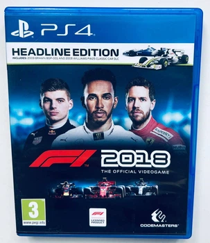 F1 2018 Headline Edition, русские субтитры - диск для PlayStation 4, Б/У