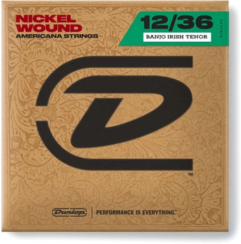 Струны для ирландского тенор-банджо Dunlop DJN1236 Irish Tenor Nickel Wound Loop End (R120711)