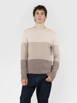 Джемпер чоловічий бежевий Arber Crew-neck7 N-AVT-112 S зріст 4 бежевий (M10.28.16.431)