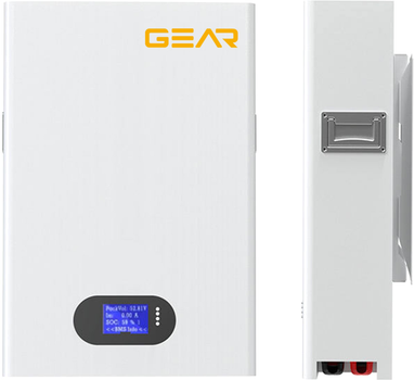 Акумуляторна батарея Gear LiFePo4 51.2V-100 Ah (5120 кВт/ч) (GB-LiFePo4-51.2-100)