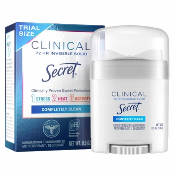 Антиперспирант дезодорант твердый Secret Clinical Completely Clean 14 г