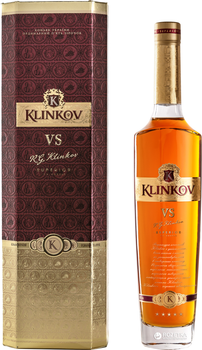 Бренди Klinkov VS в коробке 5 лет выдержки 0.35 л 40% (4820073560128)