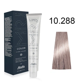 Краска для волосся 10.288 платиновый блондин тауп Royal Jelly Color Mirella 100 мл