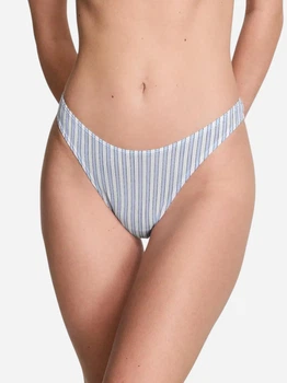 Трусики танга жіночі бавовняні Victoria's Secret 26819062 XS Блакитні (144000416007)