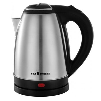 Электрочайник Sea Breeze SB-012 1.8л 1500W Silver-Black (ws45438)