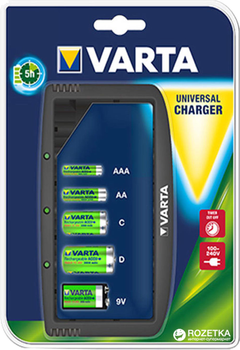 Varta - Chargeur universel aa/aaa/c/d/9v - 57648101401 - VARTA
