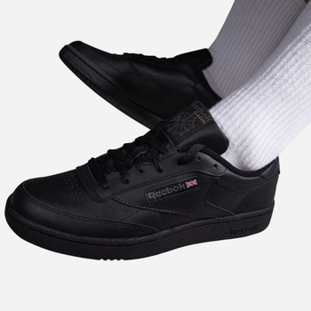 Чоловічі кеди низькі Reebok Club C 85 100000153 44.5 Чорні (4056561029550)