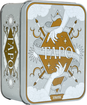 Карты в жестяной коробке Strateg Таро Gold & Silver Edition (30629)(4823113877507) 