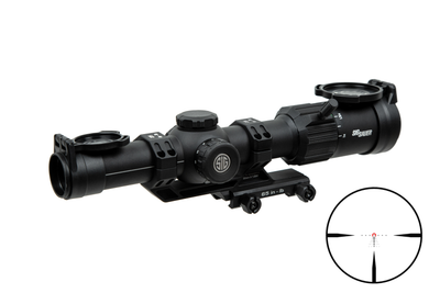 Прицел оптический SIG Optics TANGO MSR 1-6X24MM, 30MM, SFP. Сетка MSR BDC6 с подсветкой