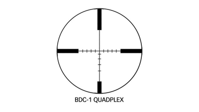 Оптичний приціл SIG Optics Whiskey 3 3-9x40 (25,4 мм) SFP, BDC-1 QUADPLEX