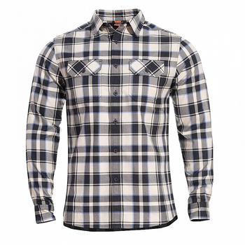 Рубашка Pentagon Drifter Flannel клетка черно-белая 3XL